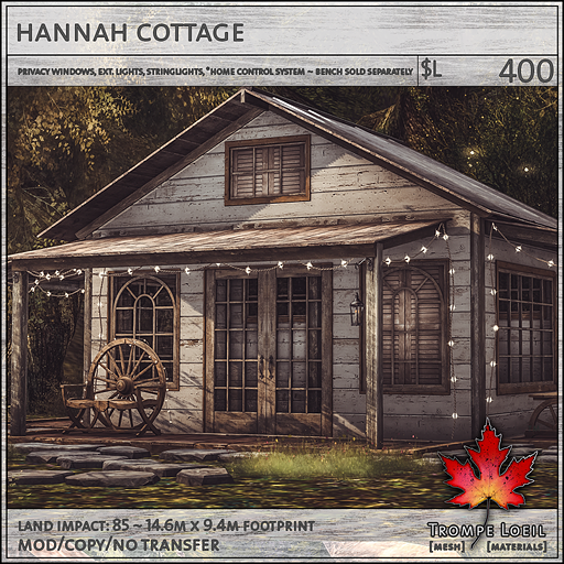 hannah cottage L400