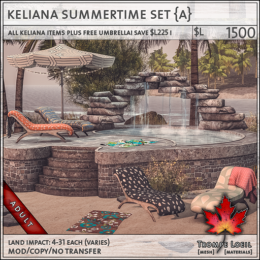 keliana summertime set Adult L1500