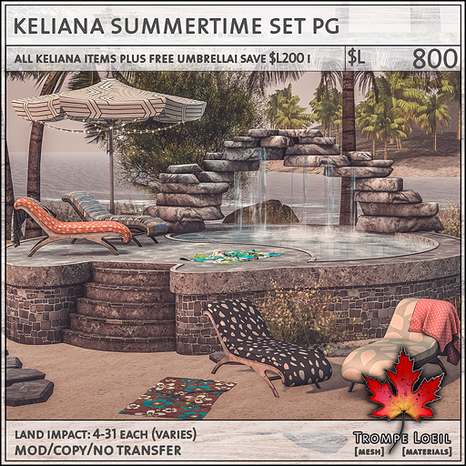 keliana summertime set PG L800