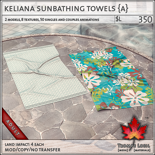 keliana towels Adult L350