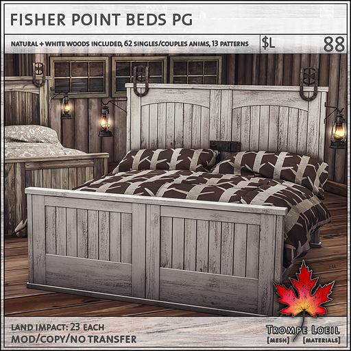 fisher point beds PG L88