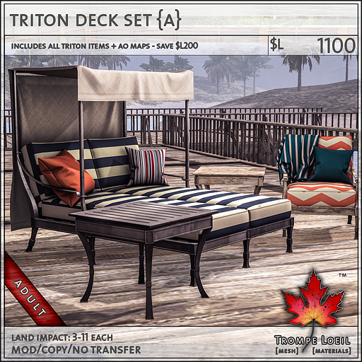 triton deck set Adult L1100