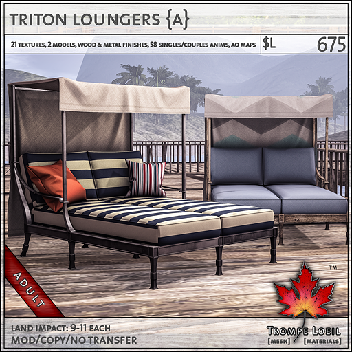 triton loungers Adult L675