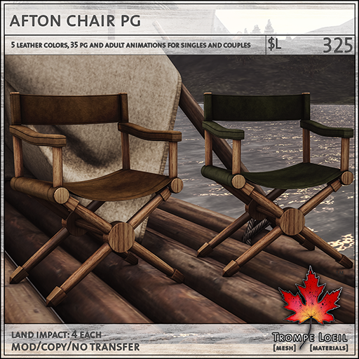 afton chairs PG L325