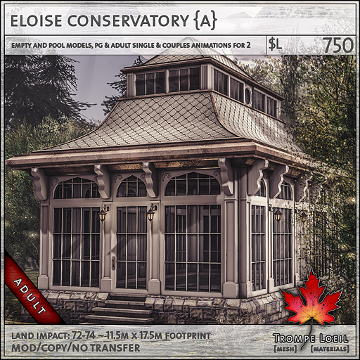 eloise conservatory Adult L750