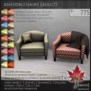 The Ashdon Living Room Collection for FaMESHed October – Trompe Loeil