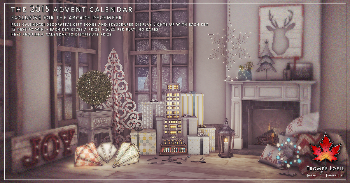 The 2015 Advent Calendar at The Arcade December
