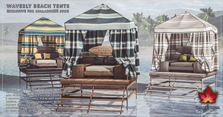 Waverly Beach Tents for Collabor88 June