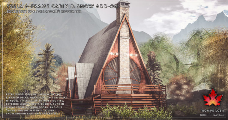 Ysela A-Frame Cabin & Snow Add-On for Collabor88 November