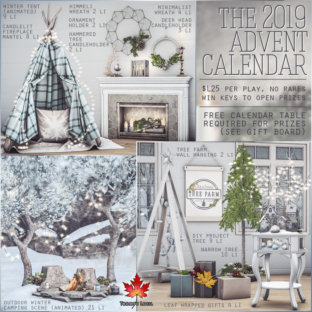 The 2019 Advent Calendar Gacha at The Arcade December