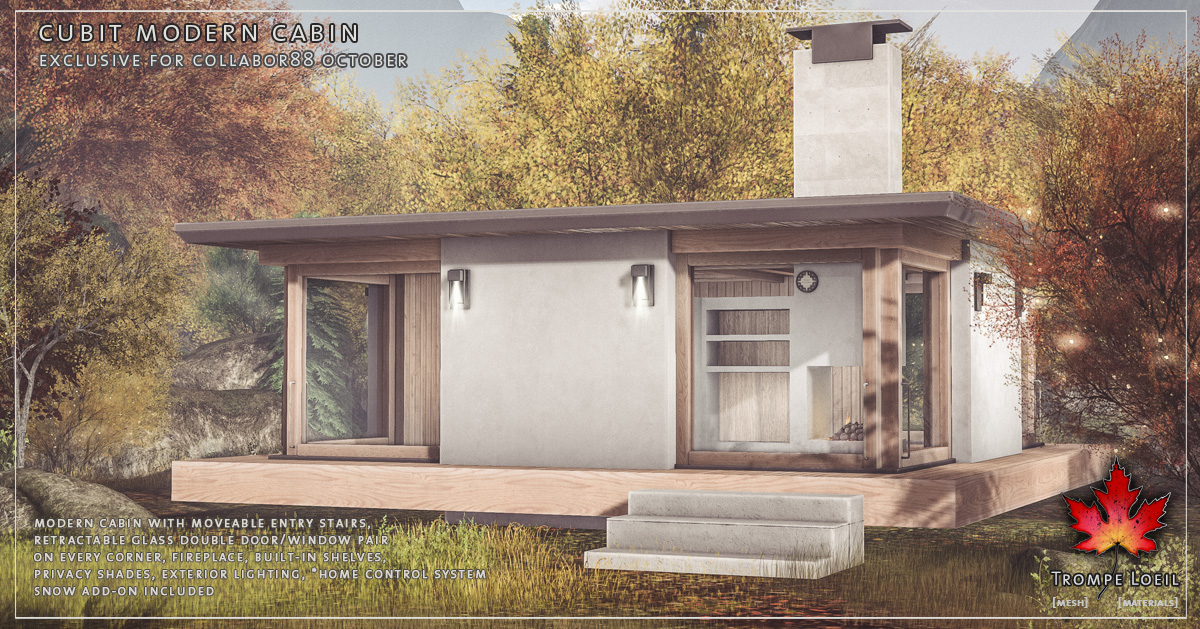 Cubit Modern Cabin & Snow Add-On for Collabor88 October