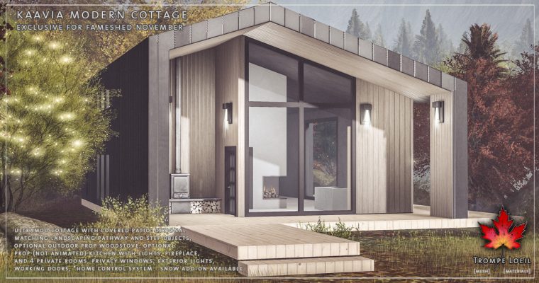 Kaavia Modern Cottage for FaMESHed November