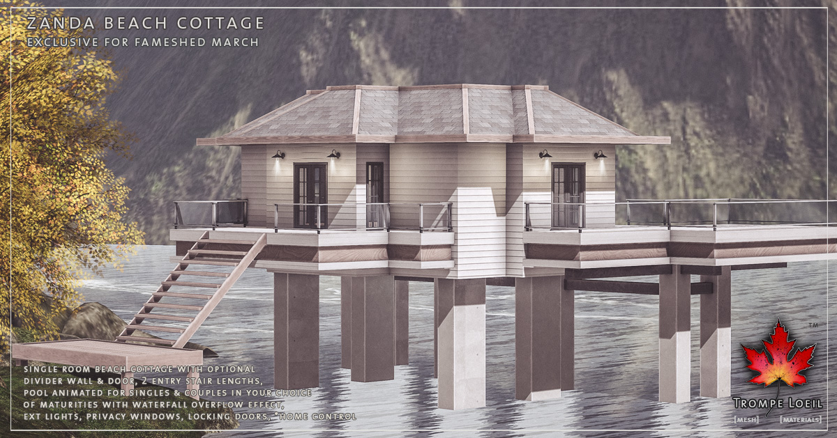 Zanda Beach Cottage for FaMESHed March