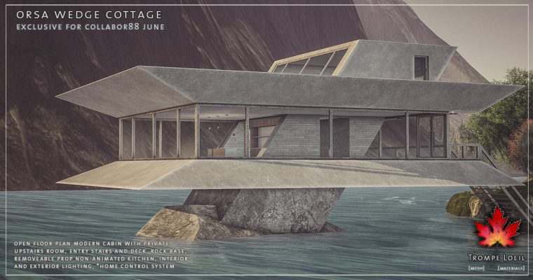 Orsa Wedge Cottage for Collabor88 June