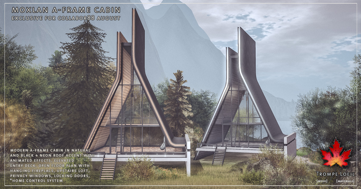 Moxlan A-Frame Cabin for Collabor88 August