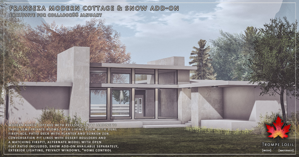 Franseza Modern Cottage & Snow Add-On for Collabor88 January