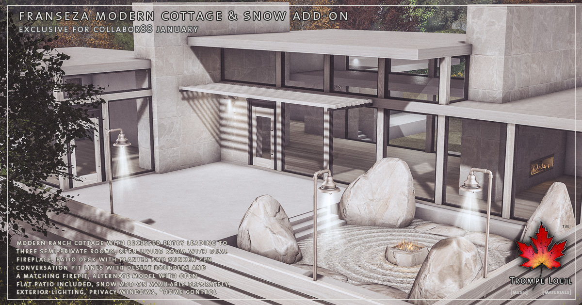 Franseza Modern Cottage & Snow Add-On for Collabor88 January