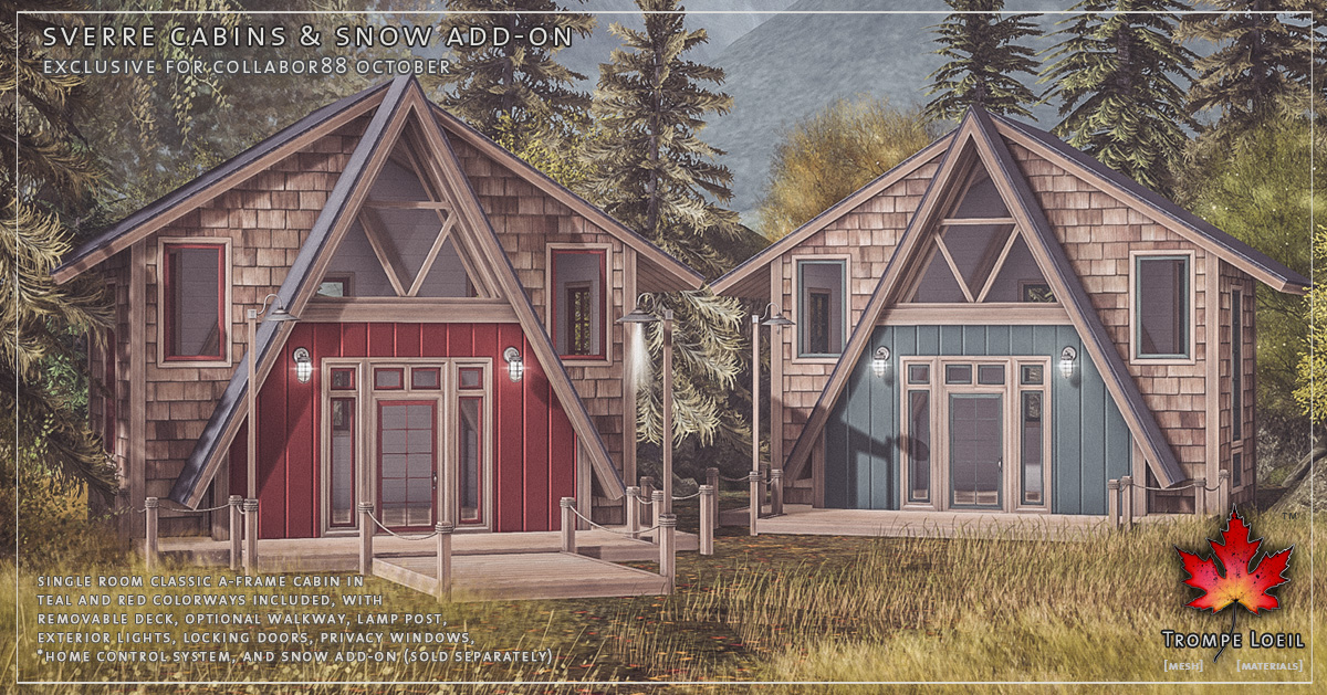 Sverre Cabin & Snow Add-On for Collabor88 October