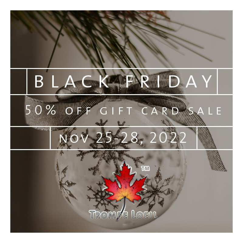 Black Friday 2022 Gift Card Sale – 50% Off Nov 25-28
