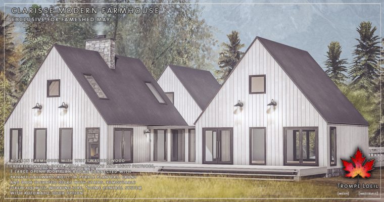 Clarisse Modern Farmhouse for FaMESHed May