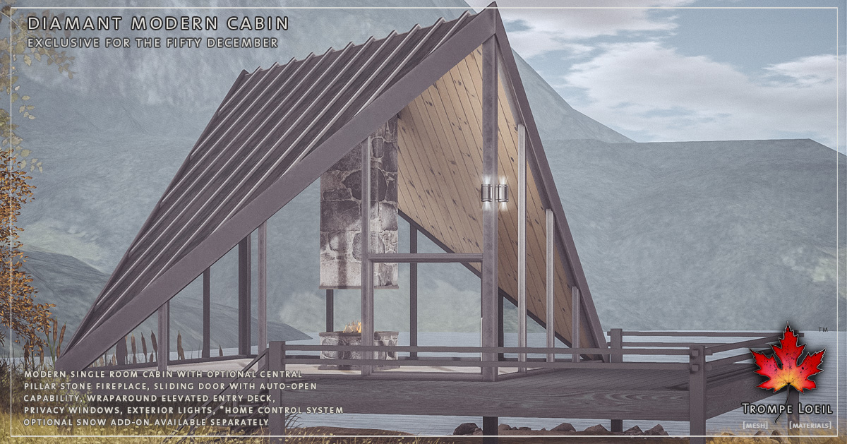 Diamant Modern Cabin for The Fifty