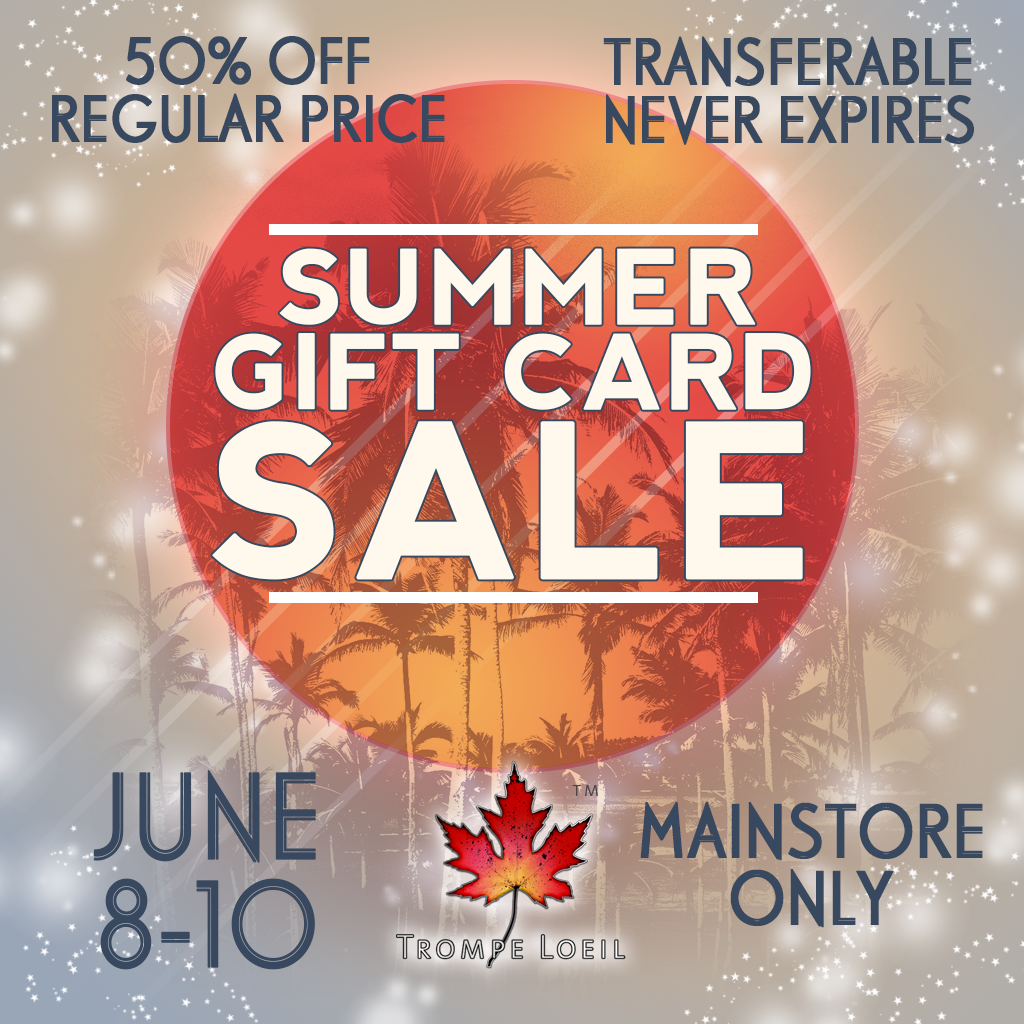 50% Off Gift Card Summer Sale – June 8-10