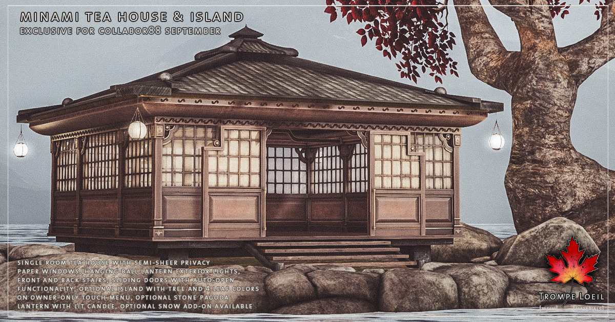 Minami Tea House & Island + Snow Add-On for Collabor88 September