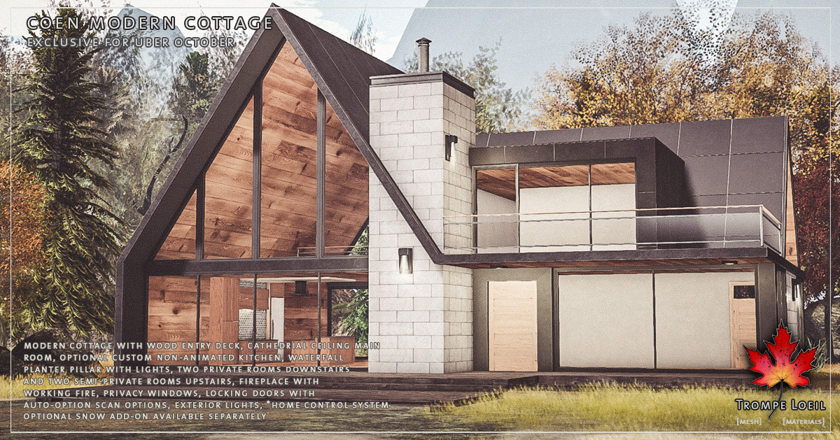 Coen Modern Cottage for Uber October