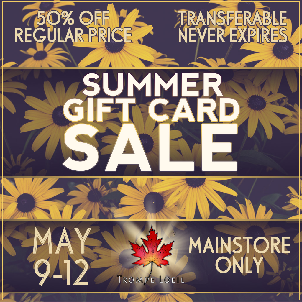 Welcome Summer Gift Card Sale! 50% Off May 9-12