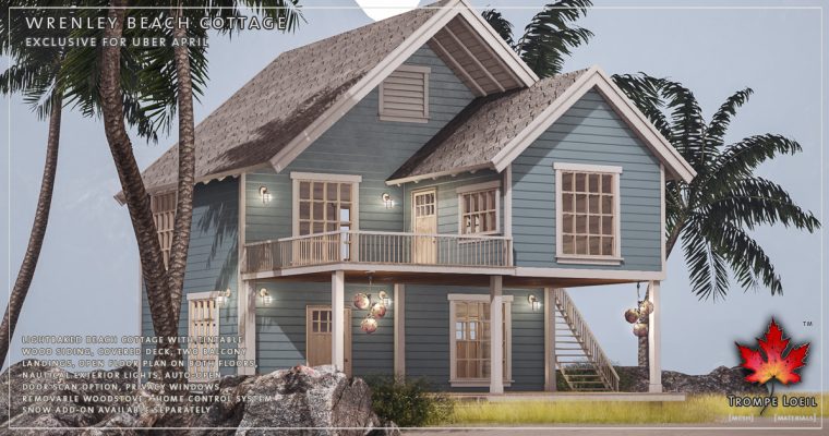 Wrenley Beach Cottage for Uber April