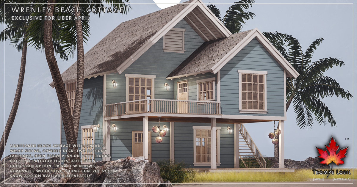 Wrenley Beach Cottage for Uber April