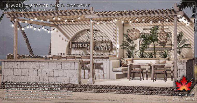 Bimori Outdoor Bar & Hangout for The Fifty June