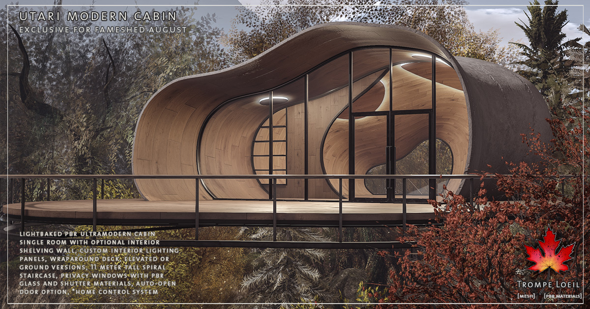 Utari Modern Cabin for FaMESHed August