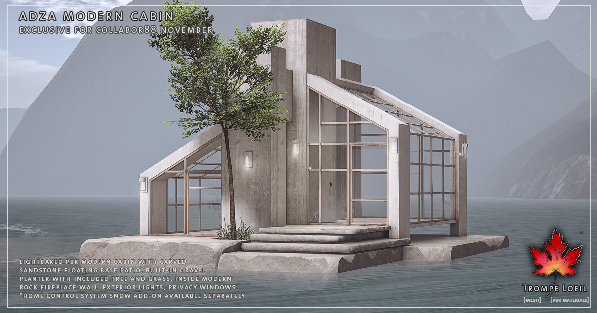 Adza Modern Cabin for Collabor88 November
