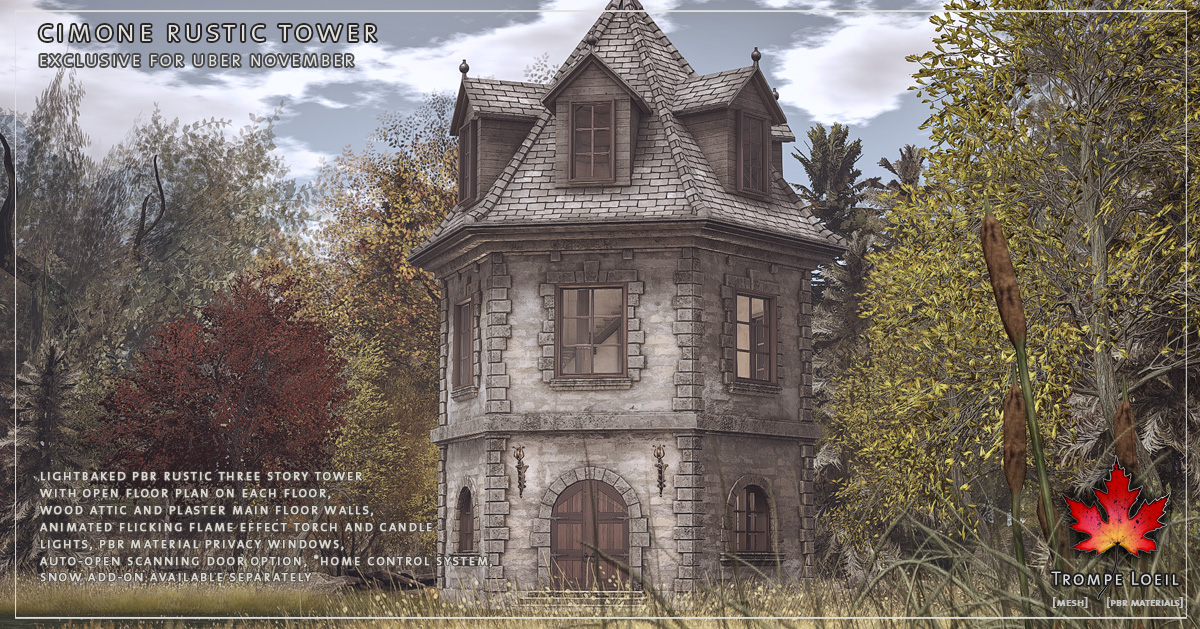 Cimone Rustic Tower & Snow Add-On for Uber November