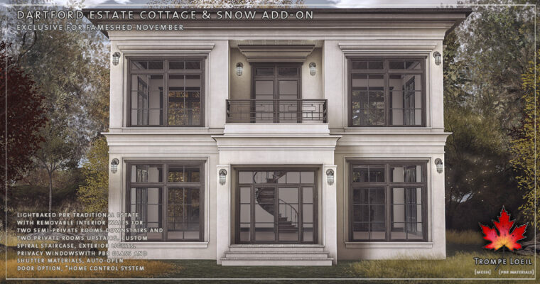Dartford Estate Cottage & Snow Add-On for FaMESHed November