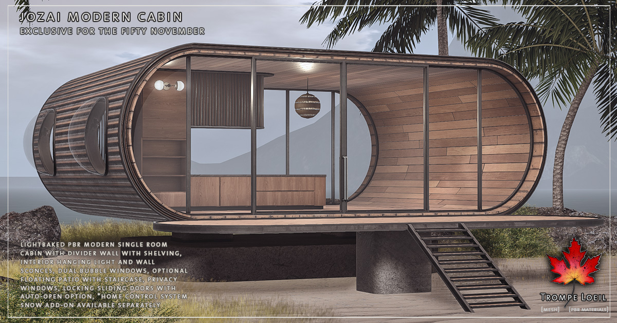 Trompe Loeil – Jozai Modern Cabin & Snow Add-On for The Fifty November