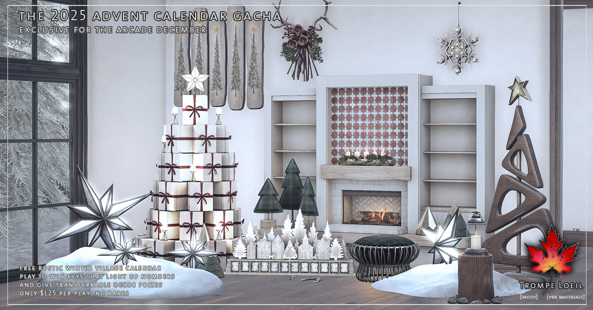 The 2025 Advent Calendar Gacha at The Arcade December