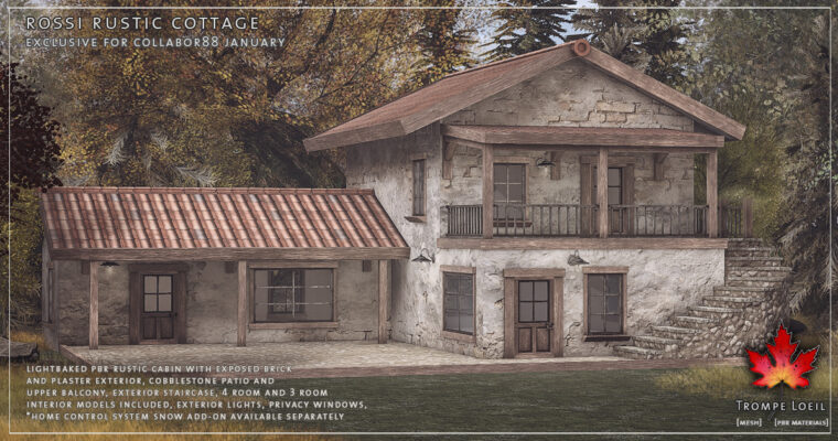 Rossi Rustic Cottage and Snow Add-On for Collabor88 January
