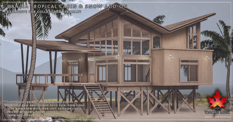 Dancia Tropical Cabin & Snow Add-On for Collabor88 February