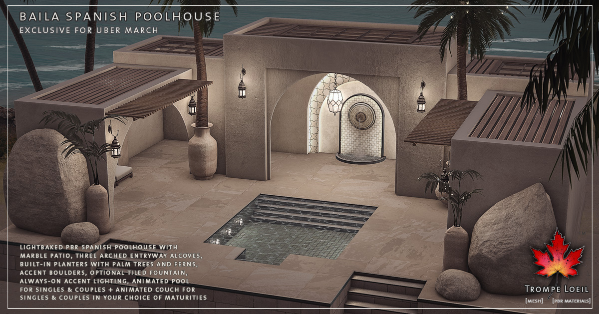 Baila Spanish Poolhouse for Uber March