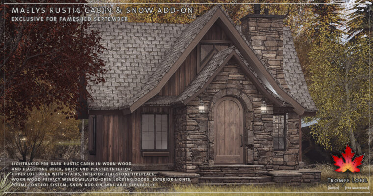 Maelys Rustic Cabin for FaMESHed September