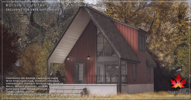 Roisin Country Cabin & Snow Add-On for Uber September