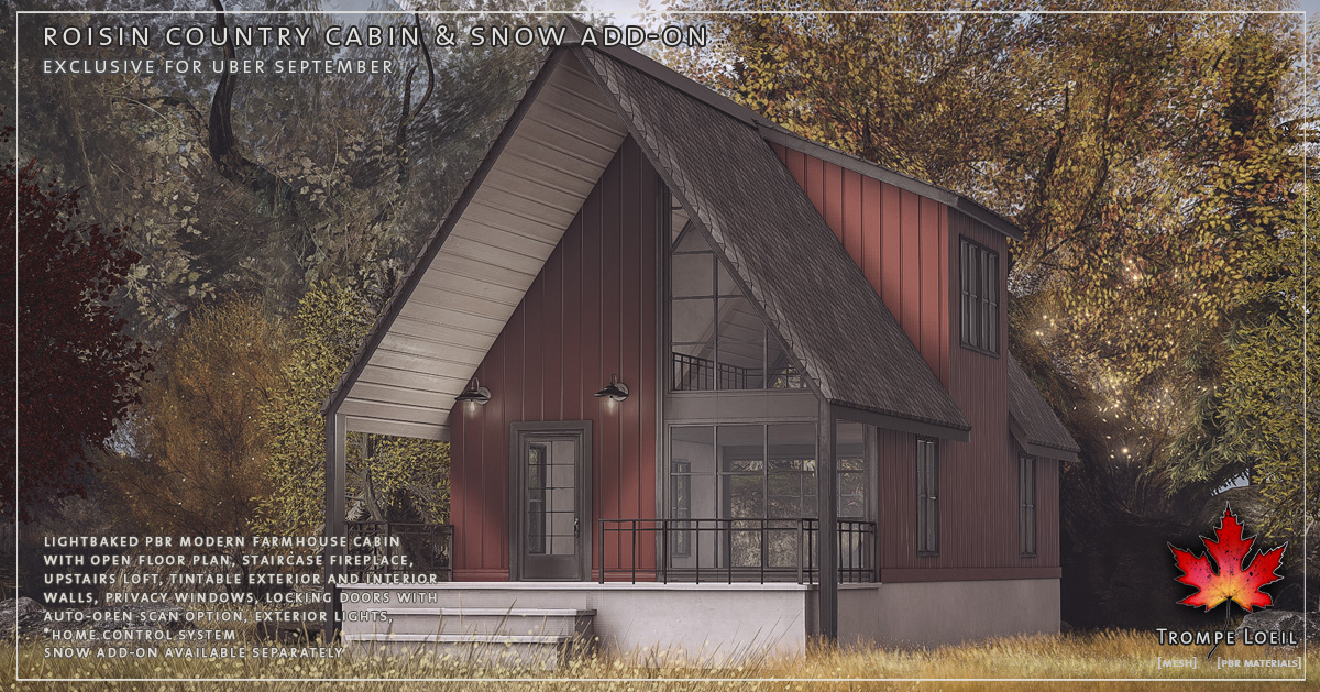 Roisin Country Cabin & Snow Add-On for Uber September